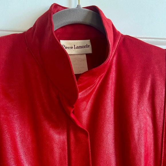 Pierre Lamonte Red Sporty 80’s Blazer! Size Medium. - Picture 5 of 9